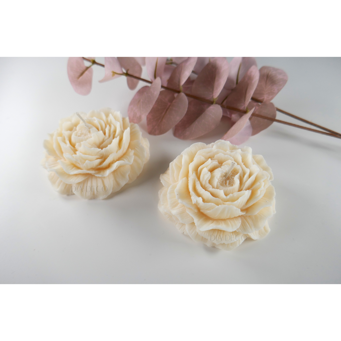 Deko Blumenkerze PEONY