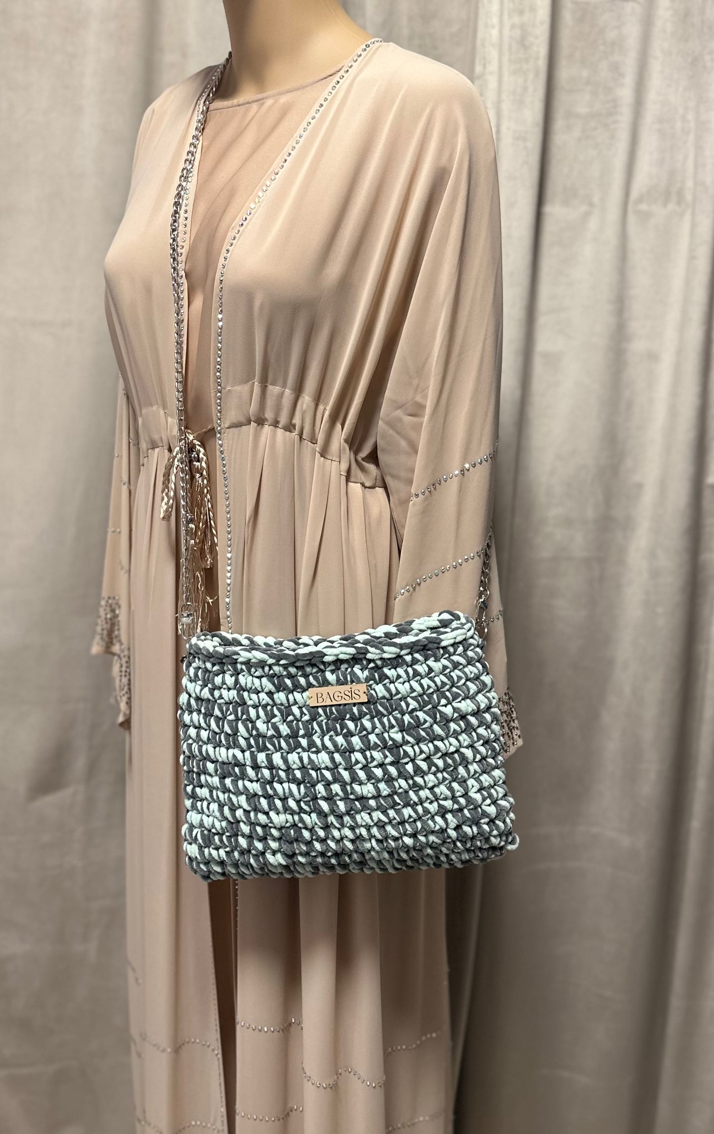 Handtasche ADINA zweifarbig