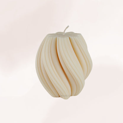 Deko Wellenkerze SWIRLY